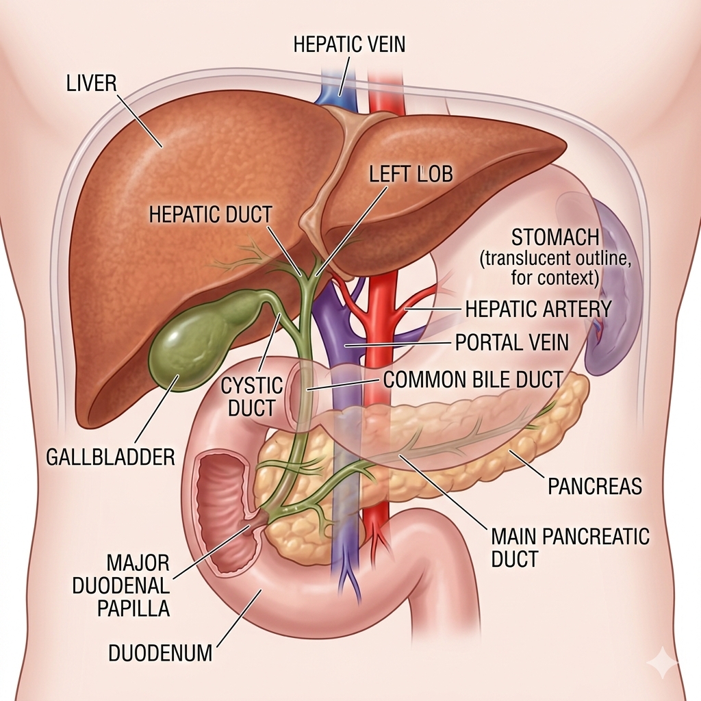 Lgbp or Hepatobiliary System